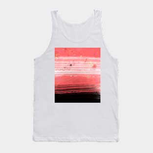 Abstract Landscape Red Black Tank Top